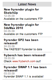 Liberada la actualización del  Plug-in FryRender para SU 7 Imagen21