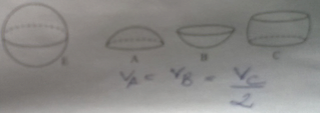 Uma esfera dividida em três partes Esfera12