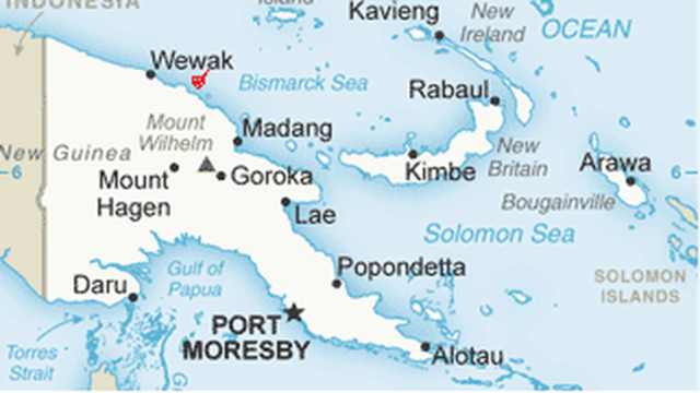 Papua-Nieuw-Guinea evacueert eilanden voor de kust na uitbarsting van de vulkaan Kadovar 110