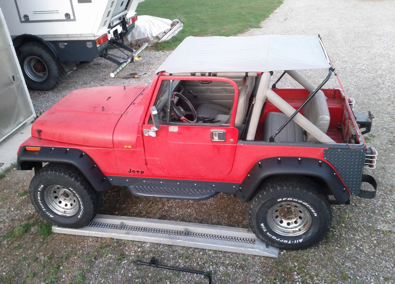 Fabien et ma Wrangler YJ 11i10