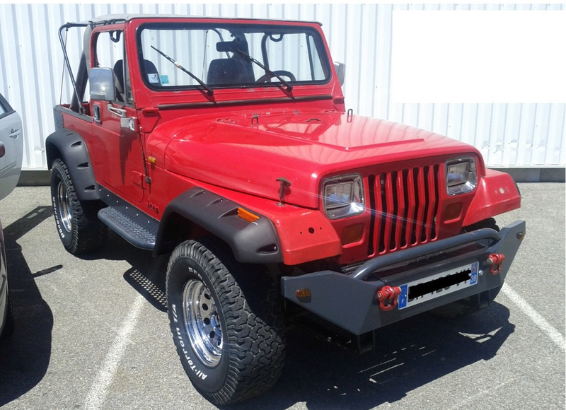 Fabien et ma Wrangler YJ 11j10