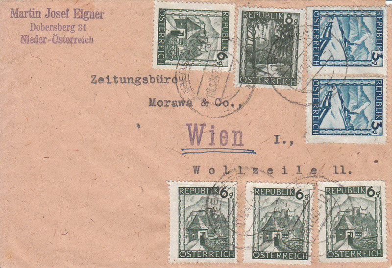 Österreich - Österreich 2. Währungsreform 10.12.1947 - Belege Img15