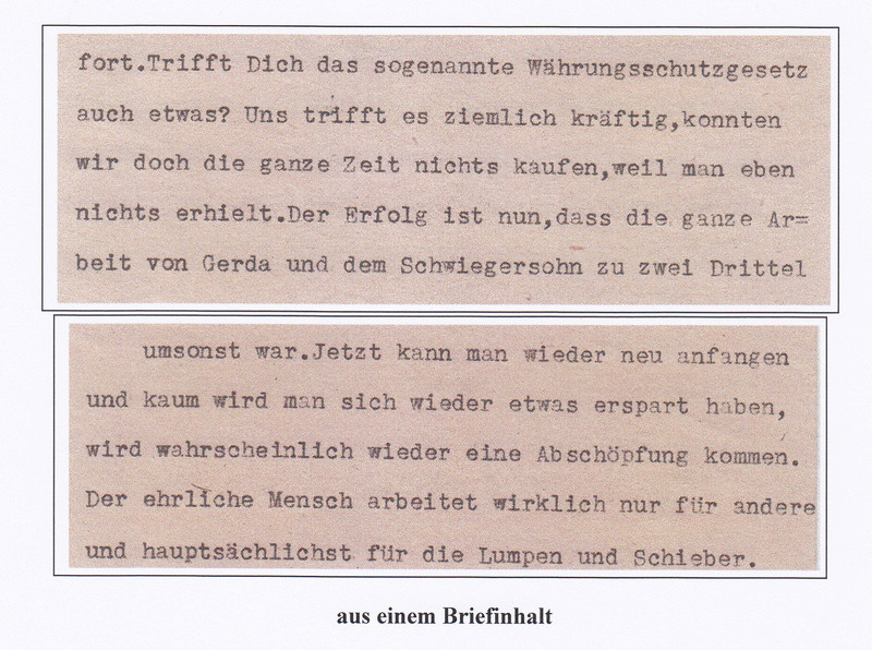 Osterreich - Österreich 2. Währungsreform 10.12.1947 - Belege Img23