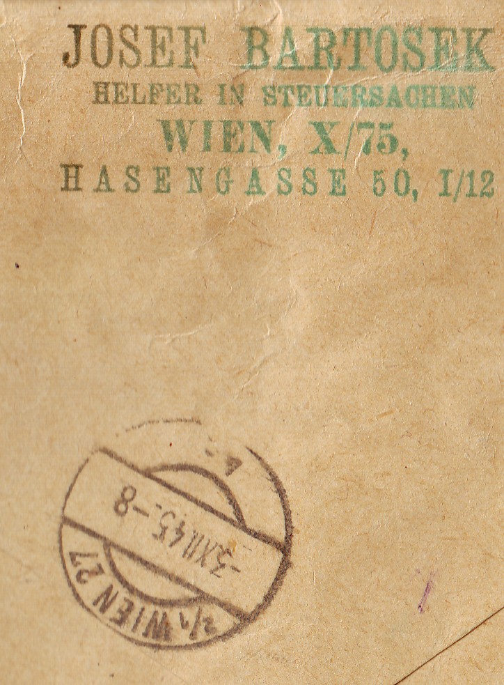 Wappenzeichnung  -  ANK 714-736 - Belege Wappen12