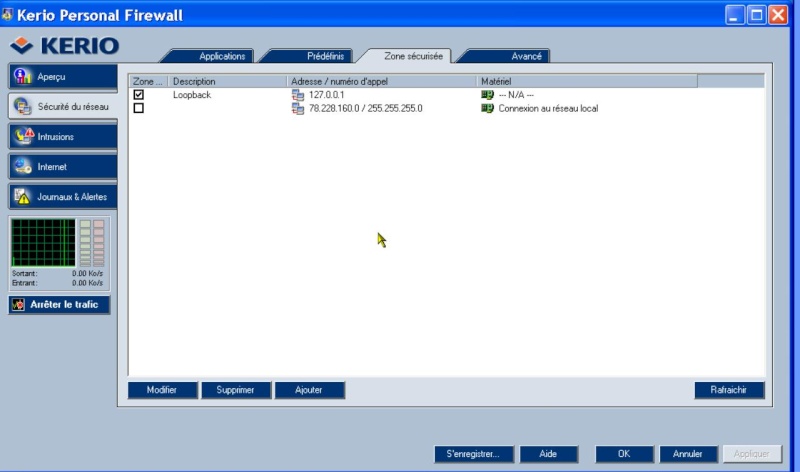 wifi et Kerio V4.2.2 Screen11