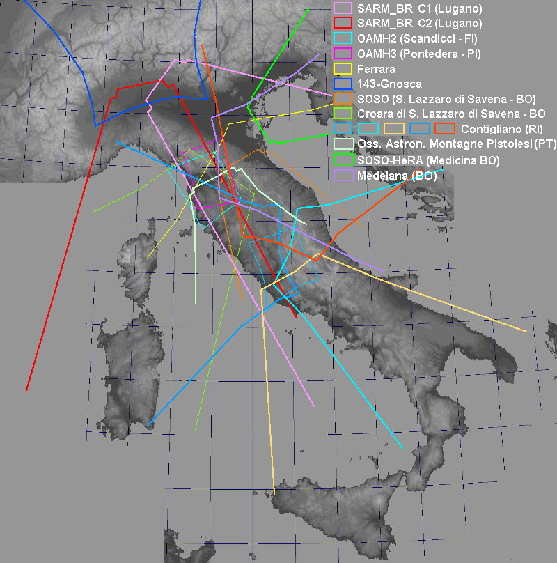 A.A.A. MAPPA dei FOV delle stazioni dell'IMTN Tutti-13