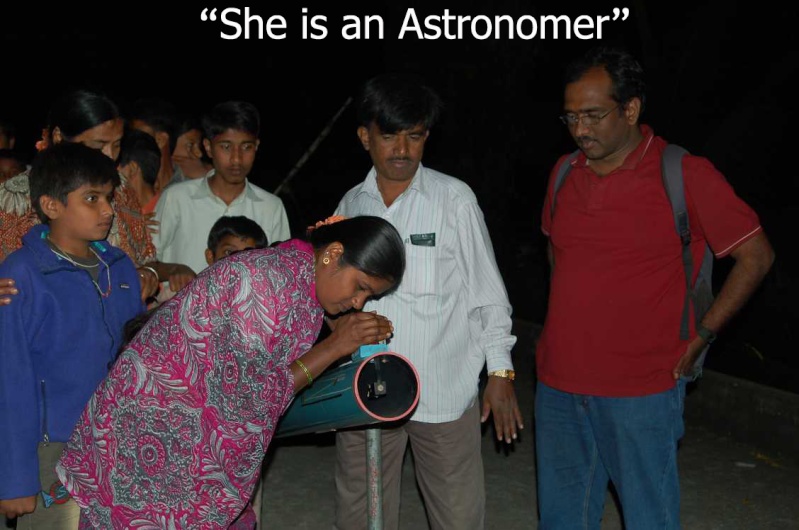 She is an Astronomer Astron12