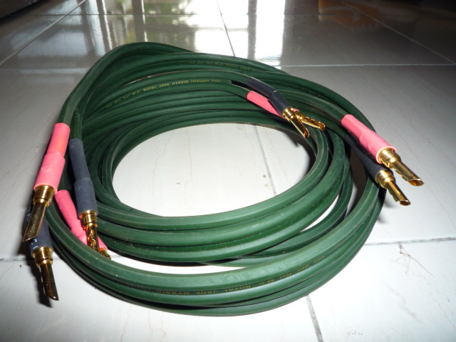 Van den Hul Royal Jade Hybrid speaker cables (New) SOLD