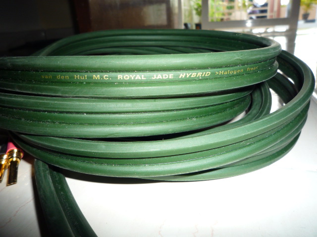 Van den Hul Royal Jade Hybrid speaker cables (New) SOLD