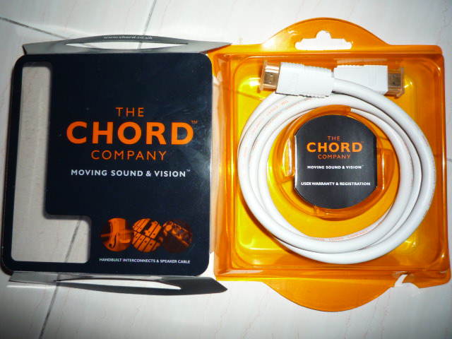 Chord Company Silver plus HDMI Cable (New) SOLD P1020454