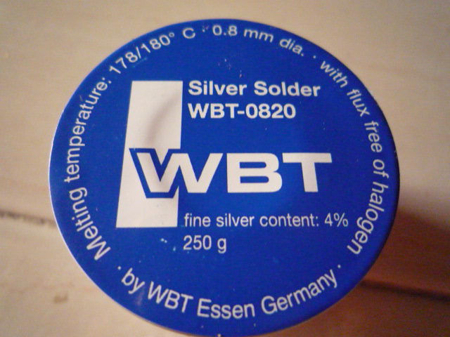 WBT 0820 Silver Solder (New) Wbt10
