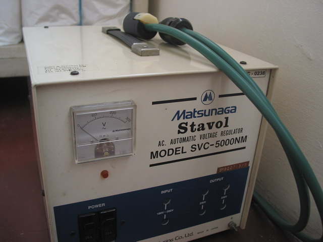 Stavol 5KVA Automatic Voltage regulator (used) SOLD! 144-4411