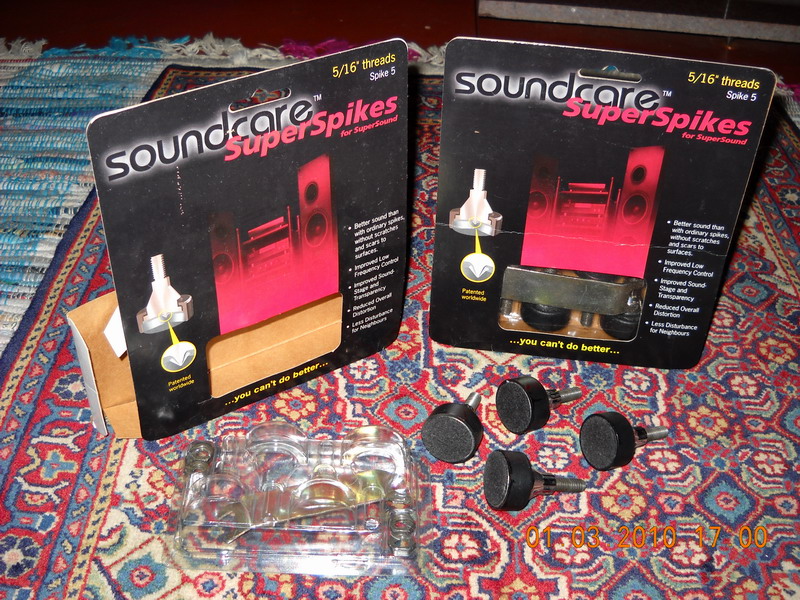 Soundcare Superspikes 5/16" thread (used) !SOLD! Dscn0413