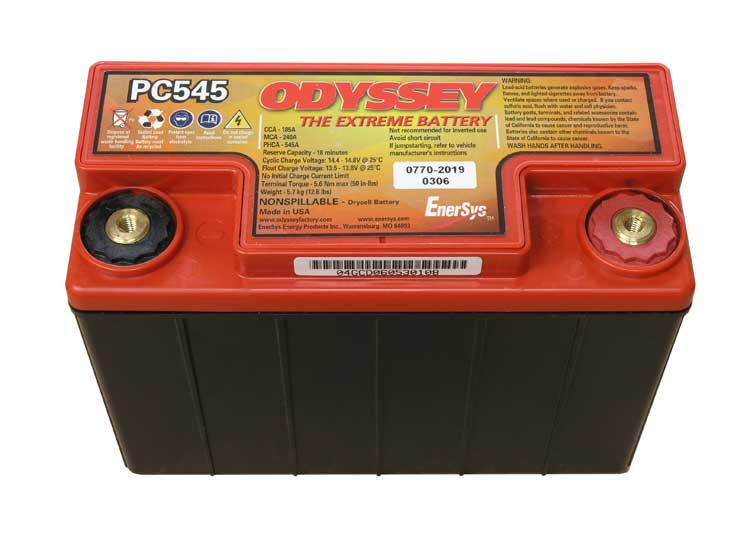 Batterie Odyssey PC545 Odysse10