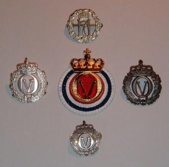 Norwegian cloth and metal badges Nor1410