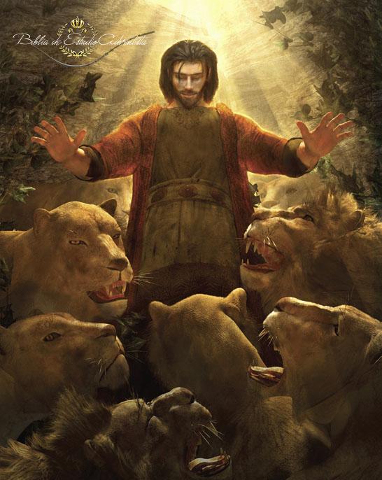 Daniel en el foso de los leones  Daniel14