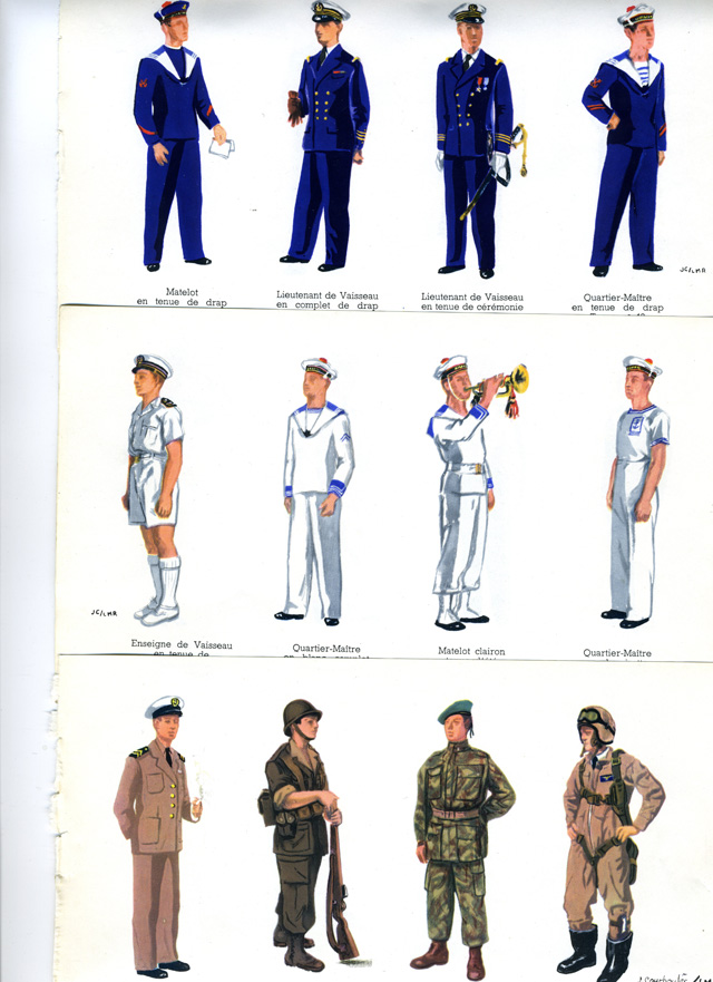 [Les traditions dans la Marine] Tenue dans la Marine- Tome 01 - Page 8 Tenues10