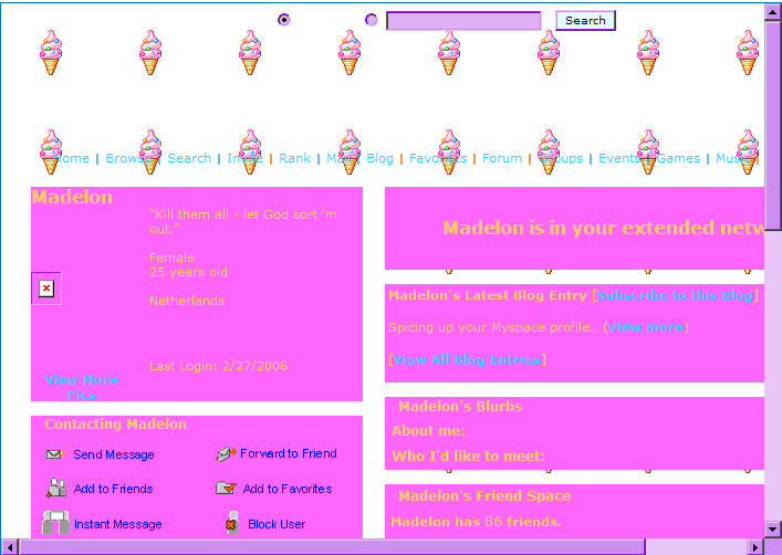 Myspace layouti Myspac16