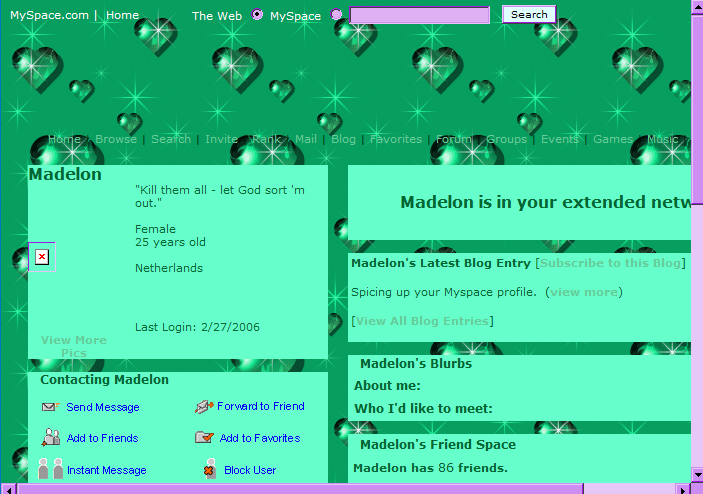 Myspace layouti Myspac18