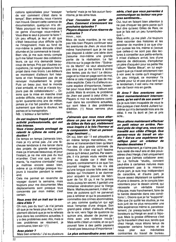 Interview, fanzines et articles divers sur Jacques Martin - Page 3 0216