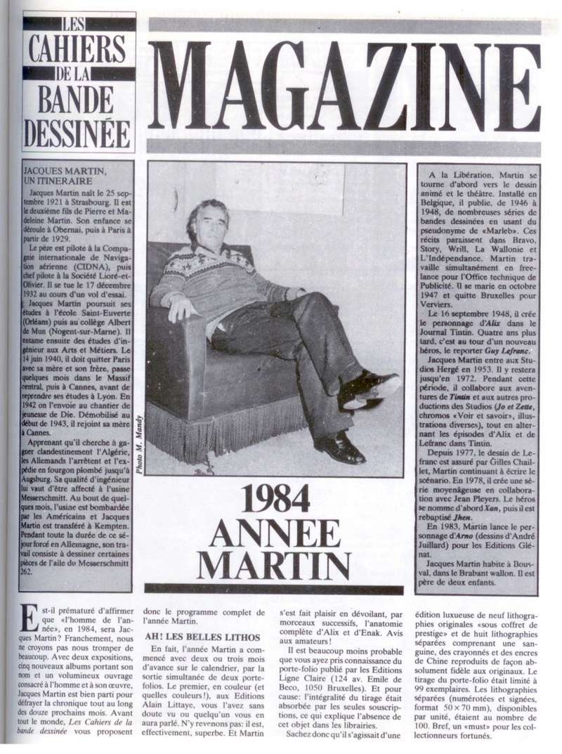 Interview, fanzines et articles divers sur Jacques Martin - Page 3 Annye_10