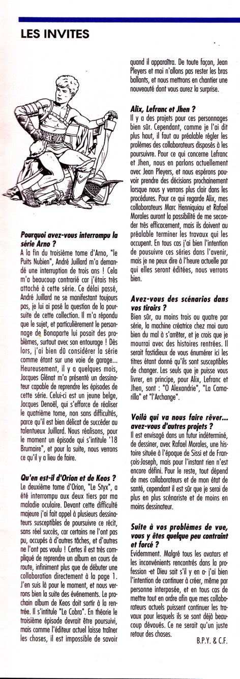 Interview, fanzines et articles divers sur Jacques Martin - Page 3 Jacque16
