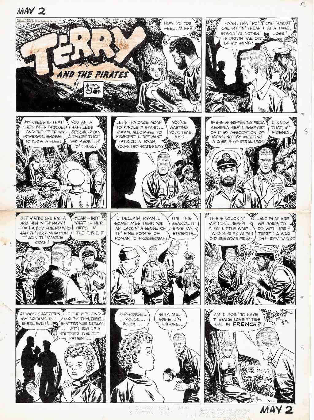 Terry et les pirates de Milton CANIFF - Page 7 Terry010