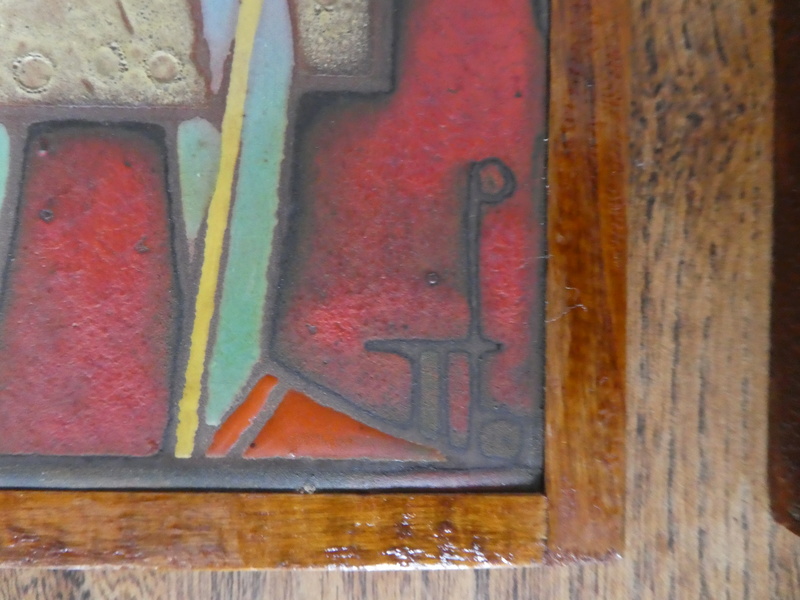 2 Italian Tiles with Monogram P1030126