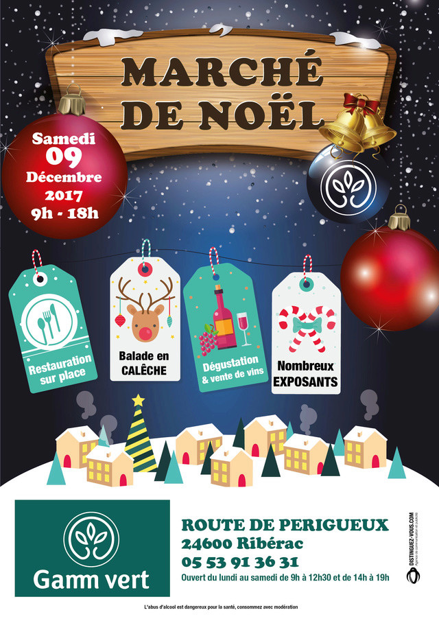 Marché de Noël Gamm Vert Ribérac (24600) Gammve10