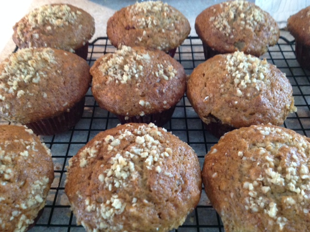 Muffins bananes et noix de Little Sweet Bakery Img_9012