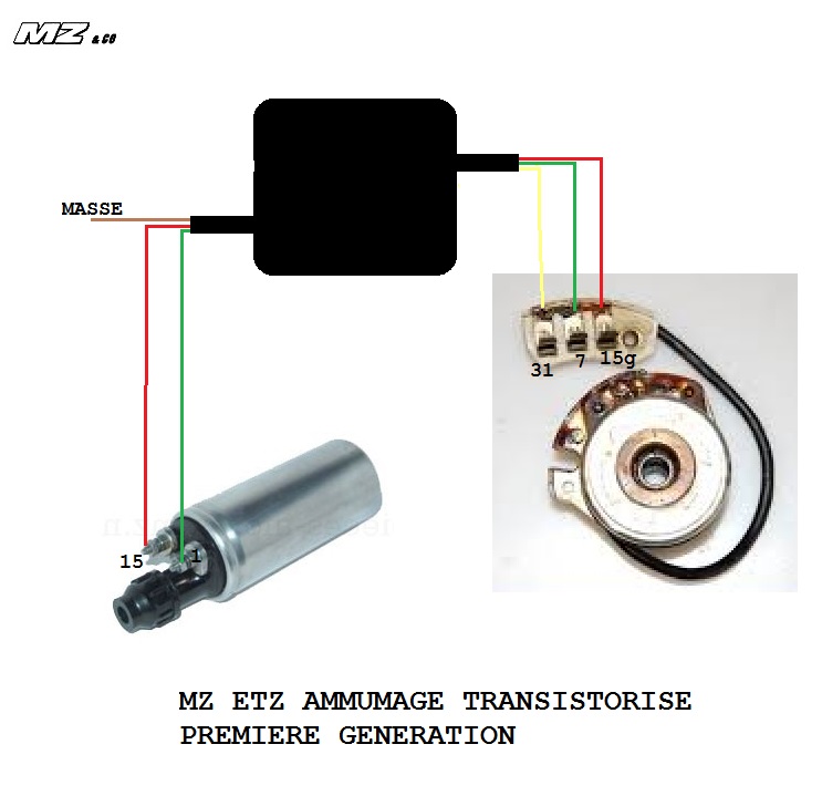 allumage - Branchement allumage électronique 00cdi10