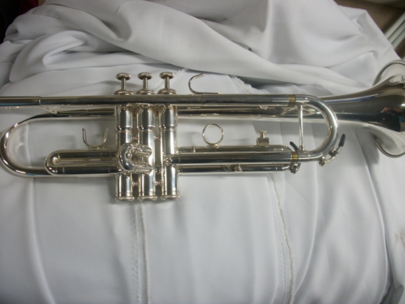 Vend trompettes + accessoires percussions Trompe10