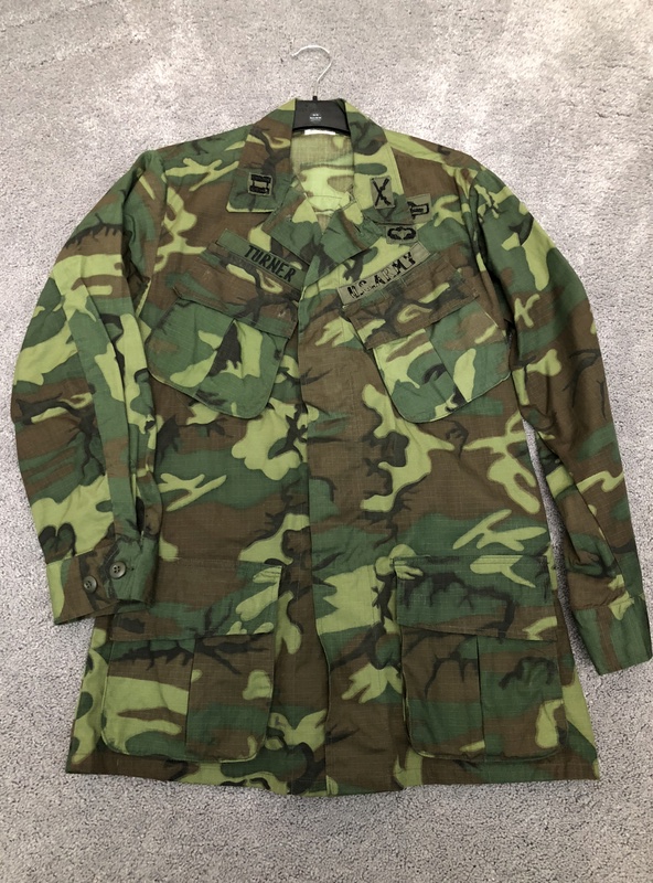 Patched unissued ERDL jacket  Fabf8910