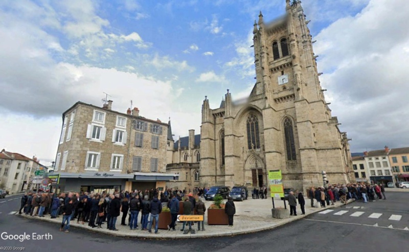 Street View : c'était peut-être pas le moment de passer là... Ambert10