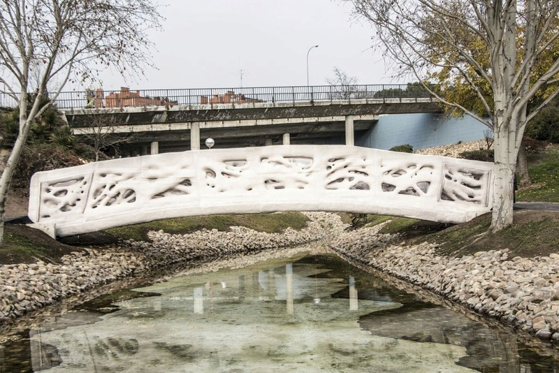Le premier pont imprimé en 3D du monde, Castilla-La Mancha Park à Alcobendas (Madrid, Espagne) Img_6210