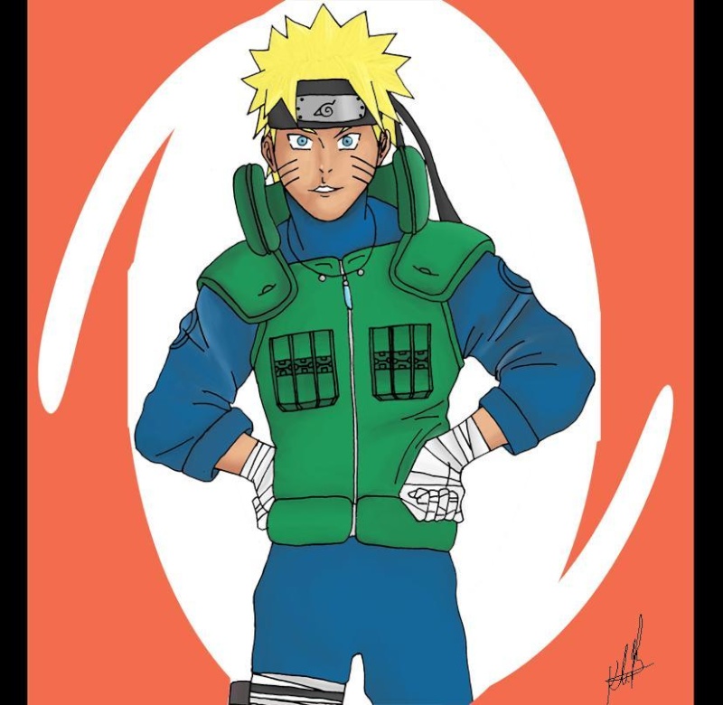 Team Naruto jounin Uzumak10.