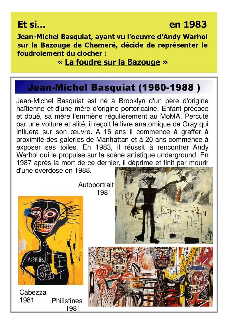 Et si Van Gogh était venu lui-aussi à La Bazouge? (Collages et pastiches) _1983_11