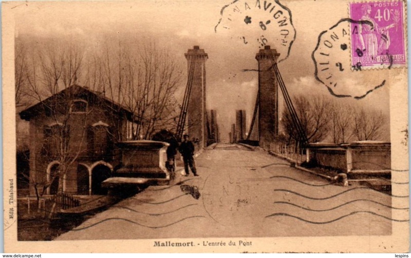 Vieux papiers et CPA : les ponts suspendus de Marc Seguin Mallem11