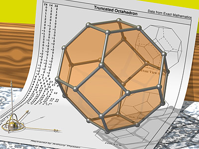 Construire des polyèdres en bois donc d'une certaine épaisseur Trunca10