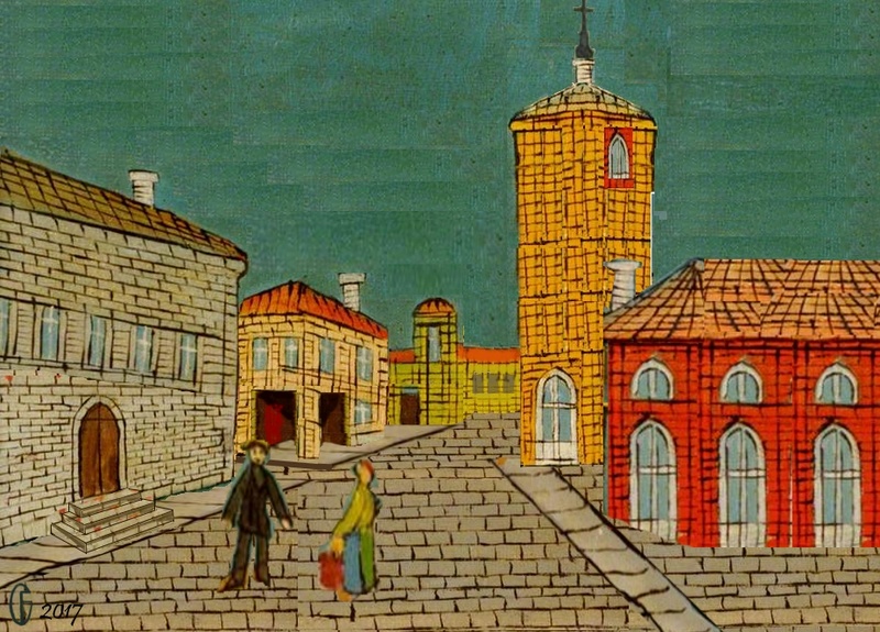 Et si Van Gogh était venu lui-aussi à La Bazouge? (Collages et pastiches) Y_193310