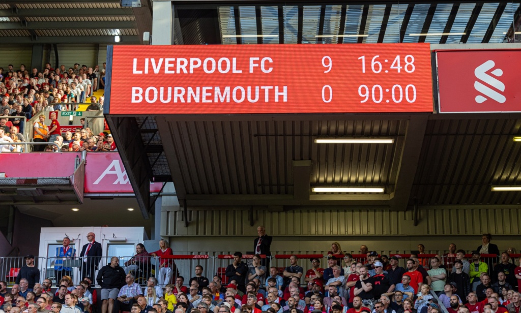 04. Spieltag der Premier League 2022/23 » 27.08. 2021 16:00 » FC Liverpool - AFC Bournemouth 9:0 (5:0) - Seite 2 2143