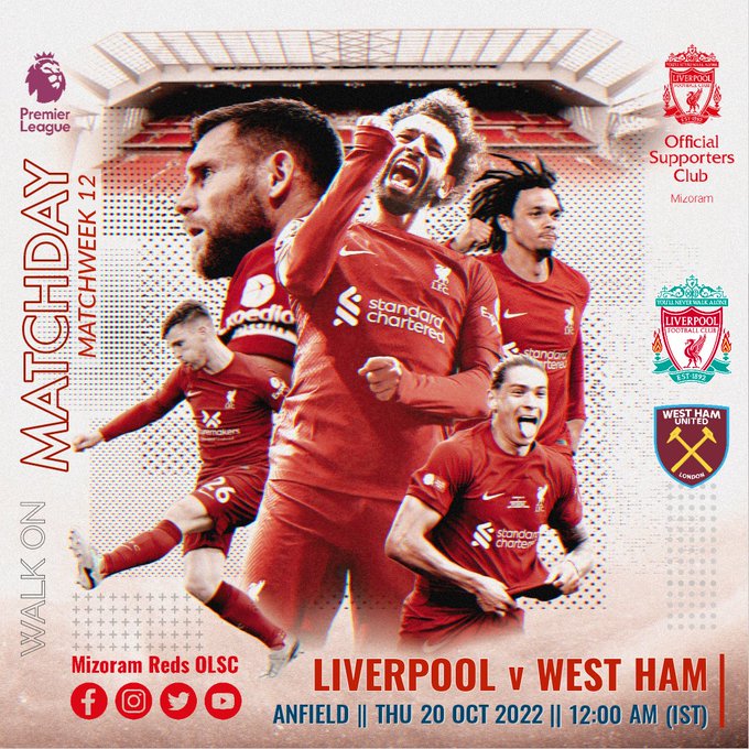 12. Spieltag der Premier League 2022/23 » 19.10. 2021 20:30 » FC Liverpool - West Ham United 1:0 (1:0) - Seite 4 31162010