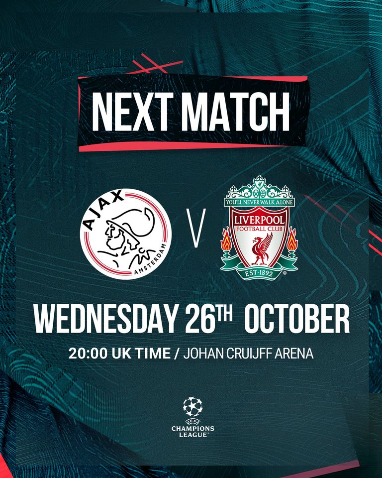 13. Spieltag der Champions League 2022/23 »26.10. 2021 21:00 » AFC Ajax - FC Liverpool  - Seite 4 31298110
