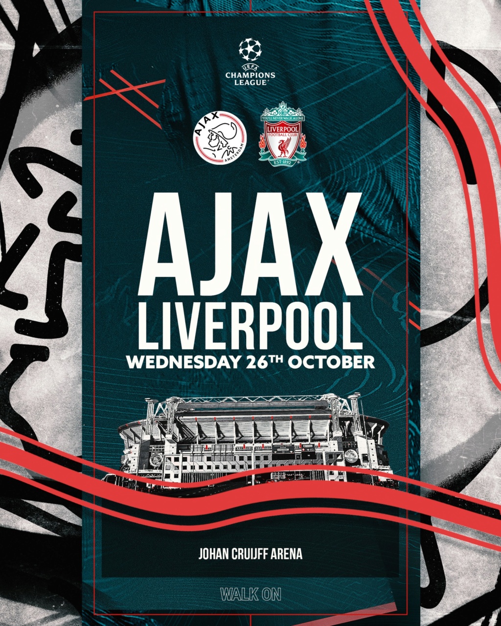 13. Spieltag der Champions League 2022/23 »26.10. 2021 21:00 » AFC Ajax - FC Liverpool  31319410