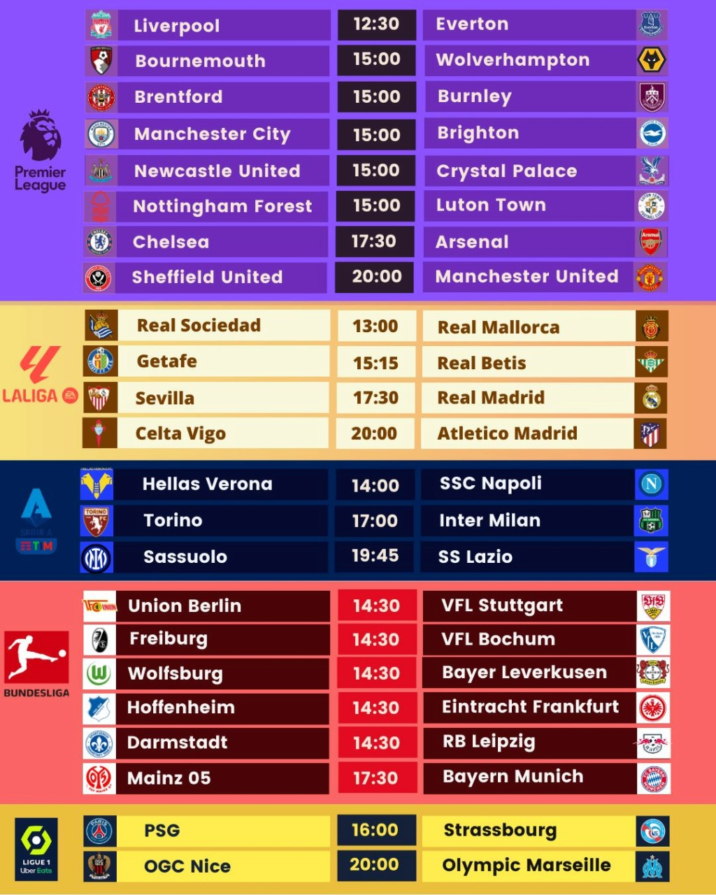  09. Spieltag der Premier League 2023/24 » 21.10. 13:30 h » FC Liverpool - FC Everton 2:0 (0:) 39287110