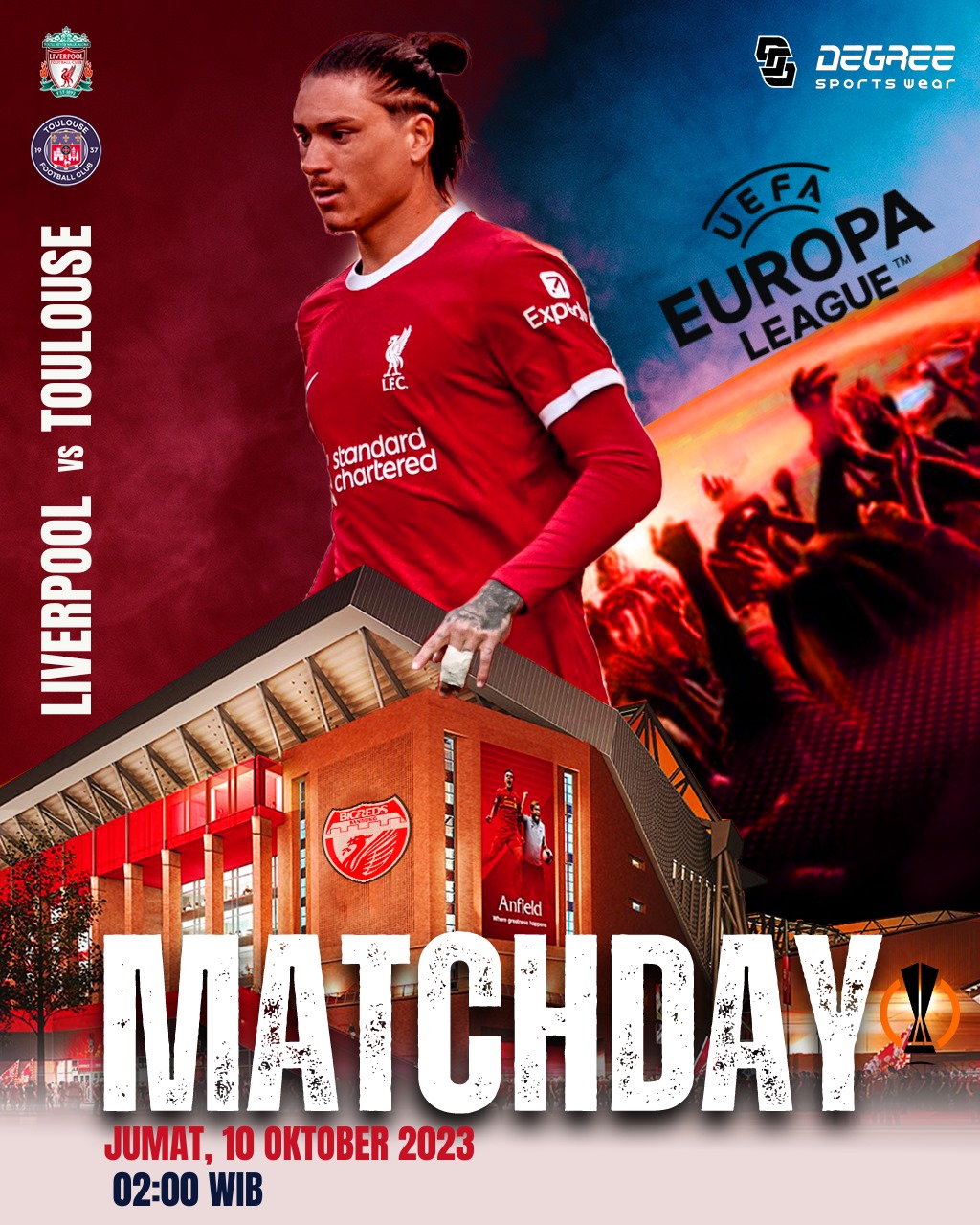09.01. 3. Spieltag der Europa League 2023/24 » 16.10. 21:00 h » FC Liverpool - FC Toulouse  5:1 (3:1) - Seite 5 39672210