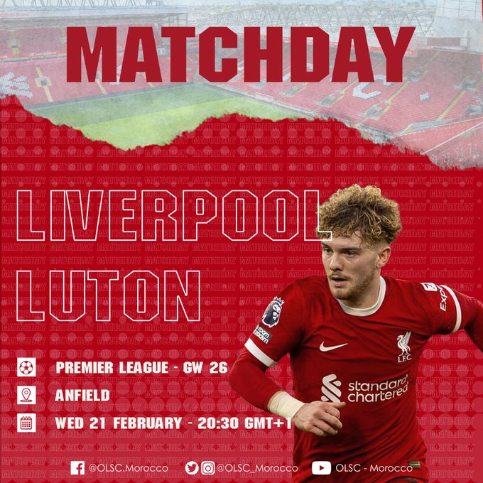 26. Spieltag der Premier League 2023/24 » 21.02. 20:30 h » FC Liverpool - Luton Town 4:1 (0:1) 42860810