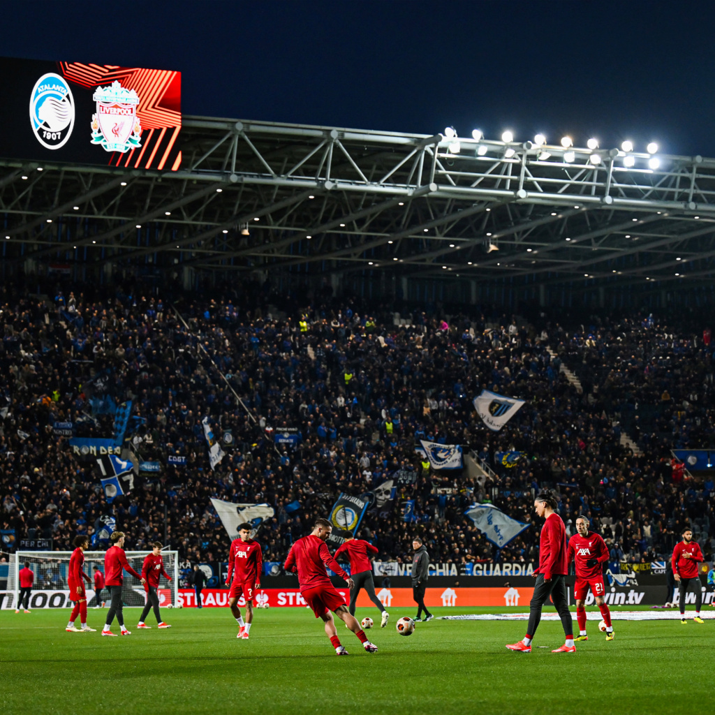 33.1. Europa League 2023/2024 » Viertelfinale R. Donnerstag, 18. April 2024  21:00 Uhr » Atalanta - FC Liverpool 0:1 (0:1) 43753410