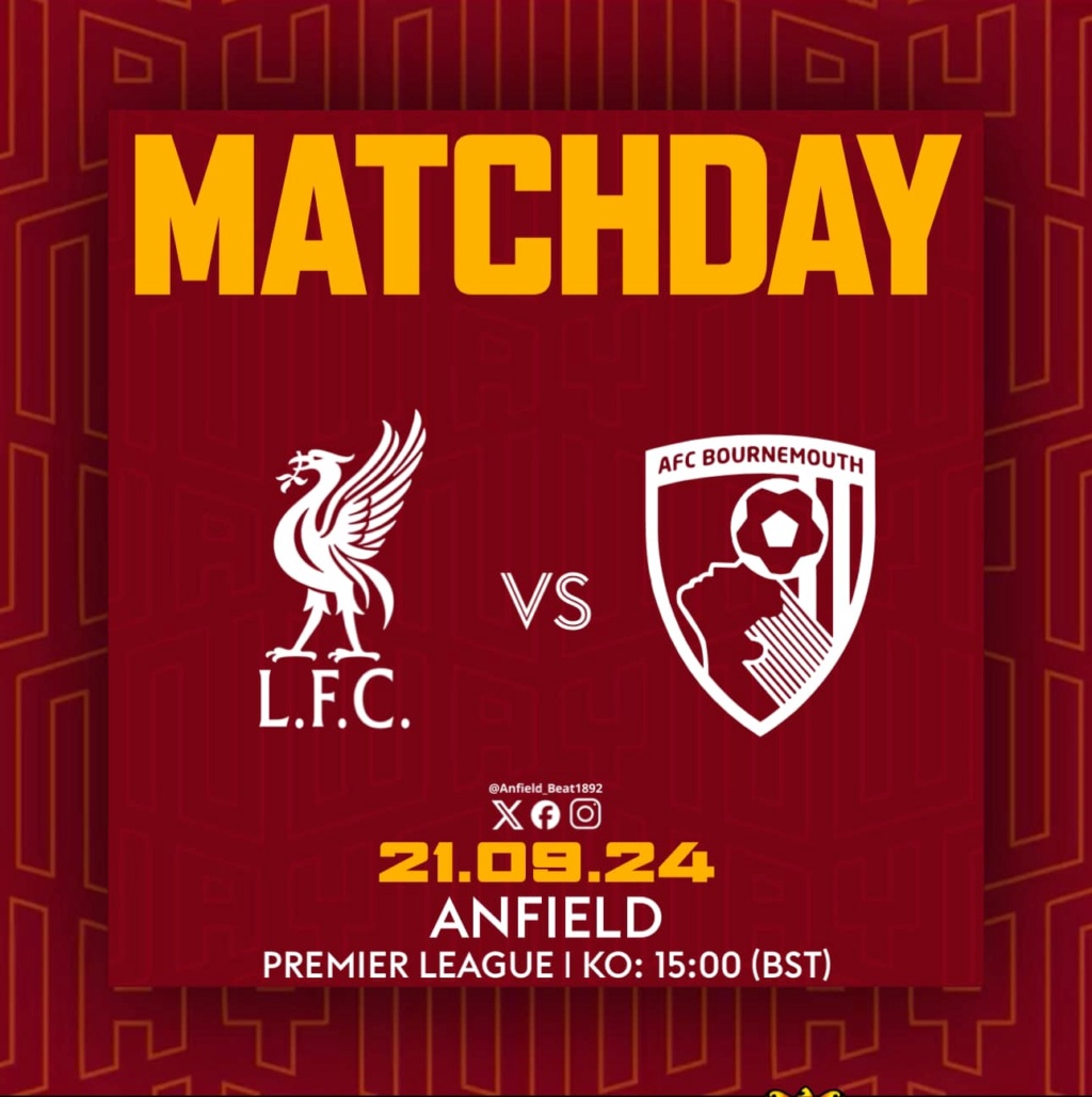 PL2024/25 » 5. Spieltag » Samstag, 21. 09. 2024 16:00 Uhr » FC Liverpool - AFC Bournemouth 3:0 (3:0) - Seite 4 46062111