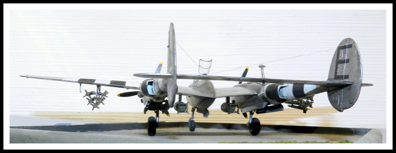  (VITRINE PROJET AA)P-38 J Lightning -1st Lt. Rolland E.Levey 474th FG/429th FS/9th AF 1/48 A00410